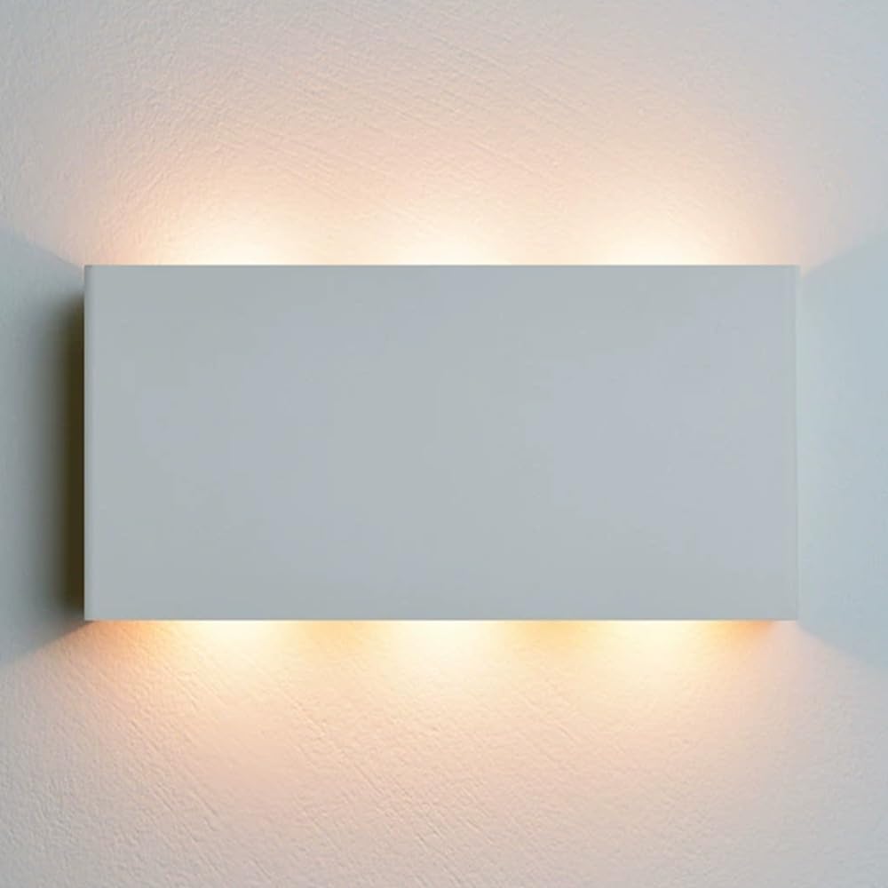 Mini lampka nocna, ultracienka metalowa lampa z przełącznikiem dotykowym, lampa LED, lampa ścienna z pilotem zdalnego sterowania, oświetlenie w górę i w dół