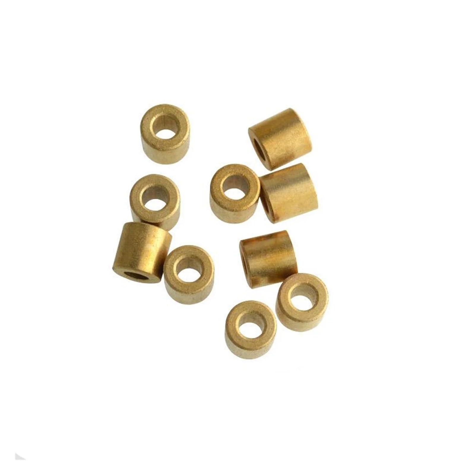 4/10PCS Cuscinetto Poroso Metallurgia Delle Polveri Olio Bronzo Bush Guida Manicotto ID 5 MILLIMETRI 5X7X4 5X8X4 5X9X4 6 8 10 di Precisione Base In Rame(10pcs,5XX8X12)