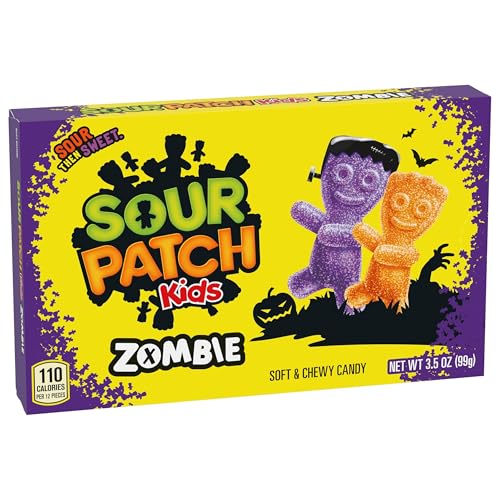 SOUR PATCH KIDS Zombie Soft & Chewy Gummy Halloween Candy, 3.5 oz - image 9