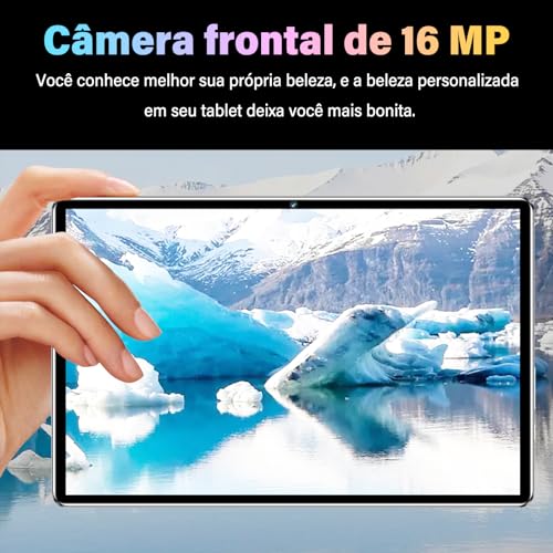 3 em 1 Tablet, 10.1 Polegada,com Capa/Teclado/Mouse/Headset, Android 13,Octa-Core,12GB RAM+512GB ROM