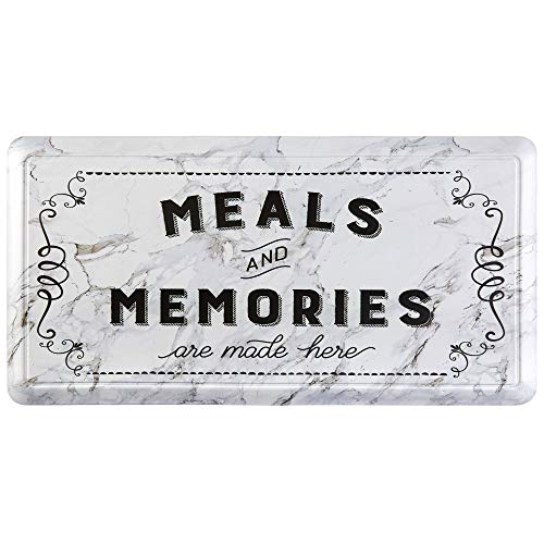 20" x 39" Oversized Cushioned Embossed Gentle Step Anti-Fatigue Kitchen Mat