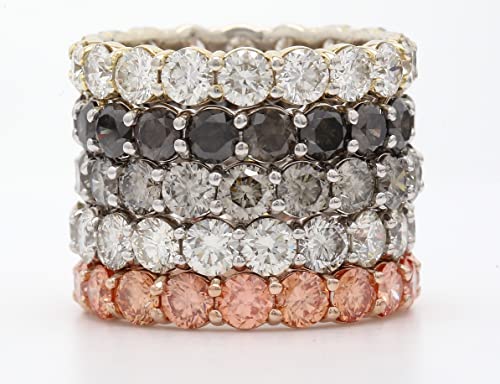 14K Yellow Gold Lab-Grown Diamond Eternity Wedding Band Ring (2.50 Cttw, I-J Color, Vs2-Si1 Clarity) Size 8.5 #TOP7