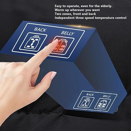 Chaleco Calefactor Eléctrico contra el Frío Extremo Talla 3XL 5