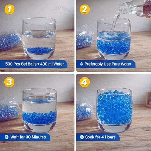 Image of Jelly Shoot Electric Toy Gun for Kids | Automatic Water Beads Gel Ball Blaster | Rechargeable Outdoor Shooter with Soft Gel Balls | Safe Fun Activity Toy for Boys & Girls