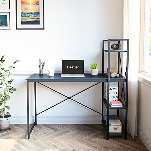 Reviews for Bestier Computer Desk with Storage Shelves 47 Inch Home