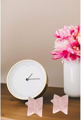 Miniatura 5 de Jet Auténtica piedra preciosa Merkaba Inspiración Ying Yang Perfección Irritación Deseos Purificación (Cuarzo Rosa)