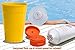 Bootleg Bottle Seal 20-Pack Accessory Kit. Hidden Sunscreen/Shampoo Flask Multi-Size Pack of 20 Seals Plus Larger Funnel.
