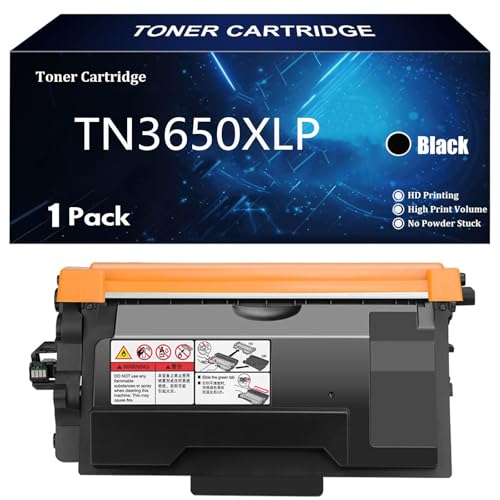 Toner compatible Brother TN3650XLP noir avec puce pour résoudre les pannes de consommables