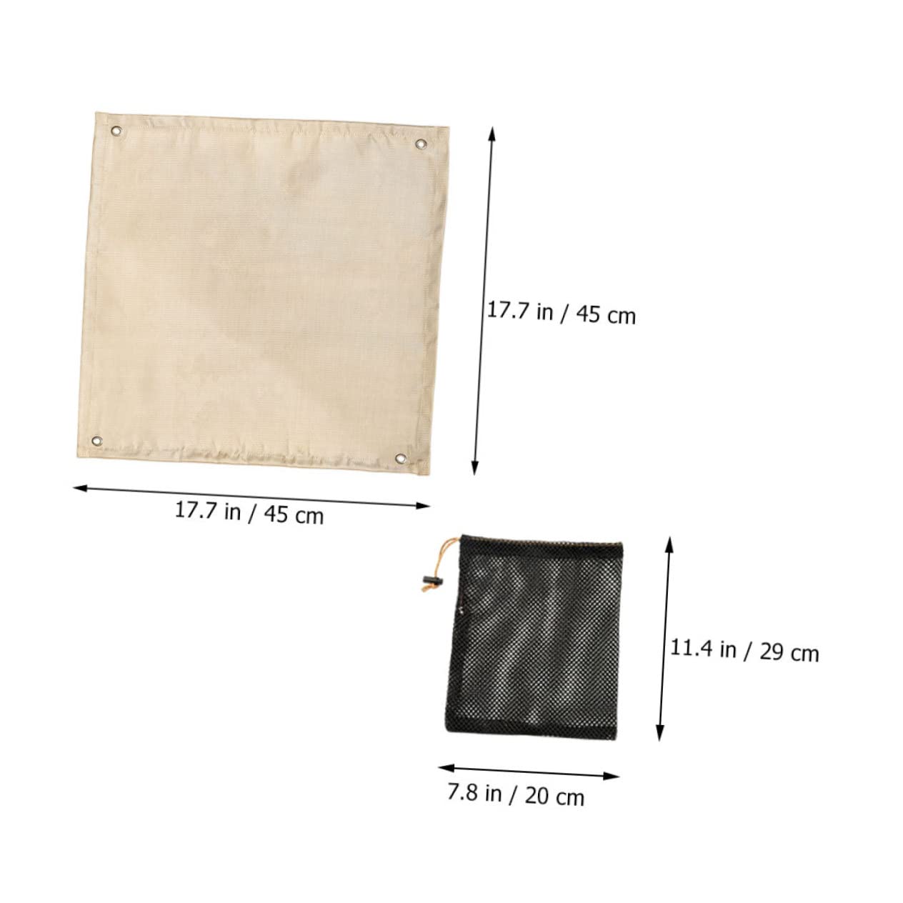 Garneck Fireproof Blanket Set Fire Retardant Mat for Home Car Emergency and Outdoor Activities