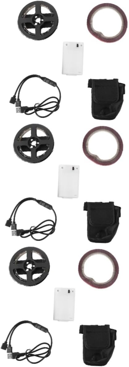 Toyvian 3pcs Scooter Light Strip Decorative Led Light Strip for Electric Scooter Easy Installation No Drilling Required Night Riding Safety and Style