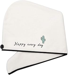freneci Turbante Morbido Assorbente in Microfibra Asciugacapelli Rapido Asciugacapelli Capelli Secchi Cappello da Bagno Avvolto