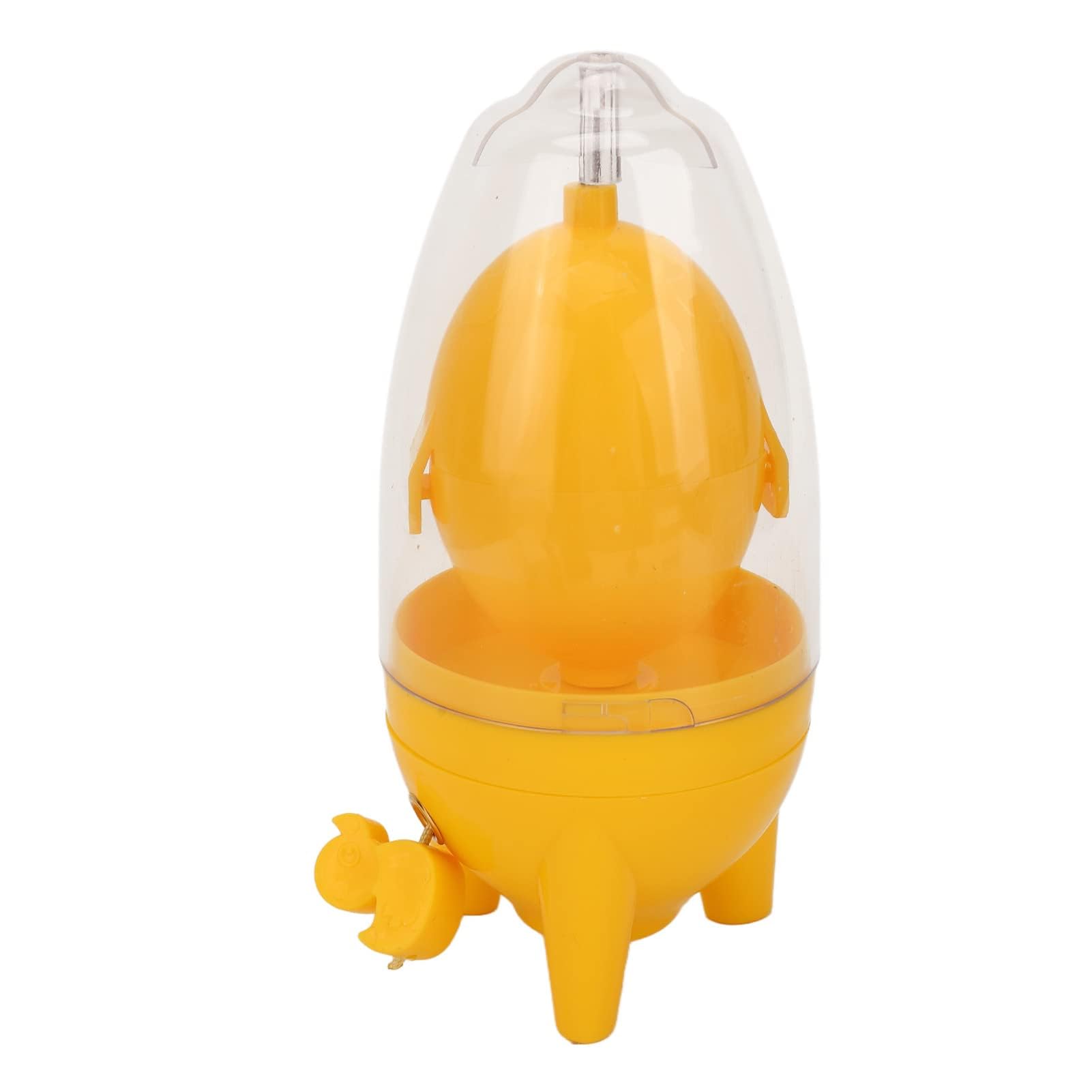 Batidora de Huevos, Mezcladora Manual de Huevos, Batidora de Yema de Huevo con Almohadilla de Silicona para Hacer Huevos Dorados(Amarillo)