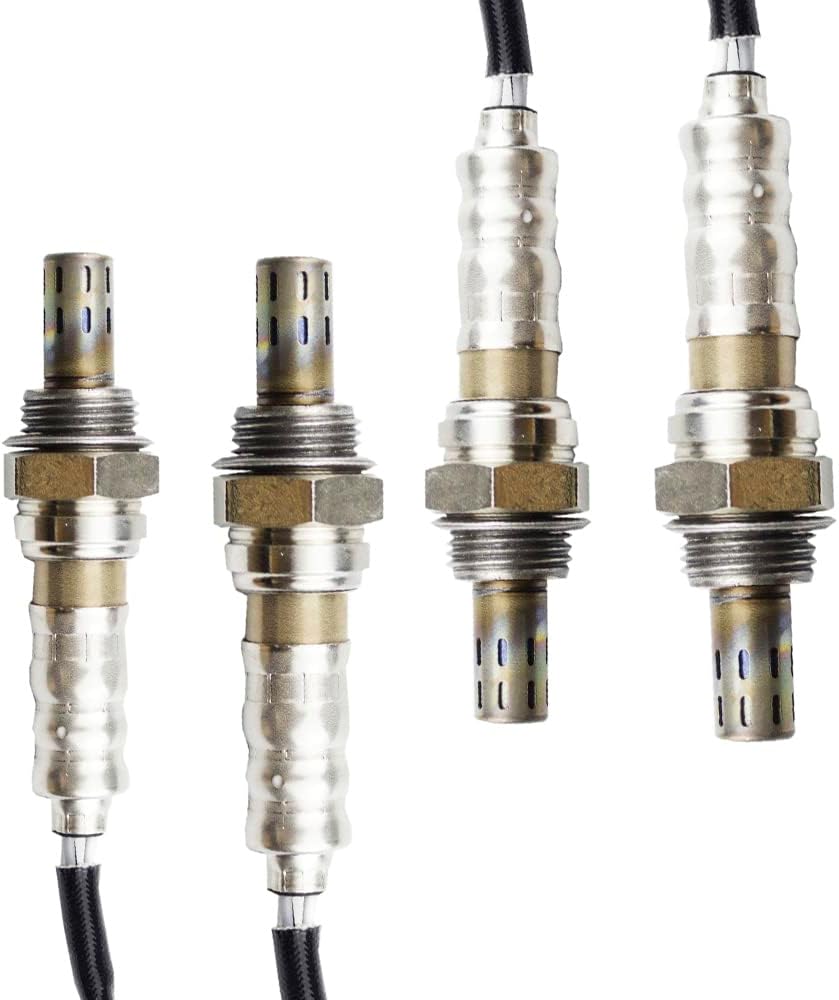 4PCS Oxygen O2 Sensor 1 & 2 for 1997-1998 Ford Expedition 4.6L/5.4L; 1996-1998 Ford Explorer 5.0L Upstream + Downstream