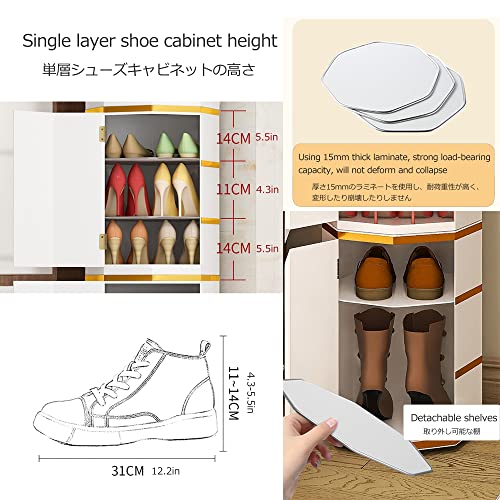 Rangement chaussures rotatif design pour harmoniser votre entrée