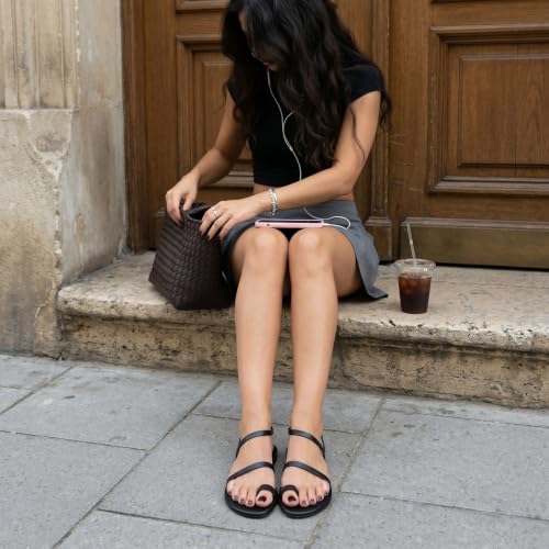 Image of CUSHIONAIRE Chai Strappy Flip Flops for Women, Comfortable Casual Women Sandals with Memory Foam