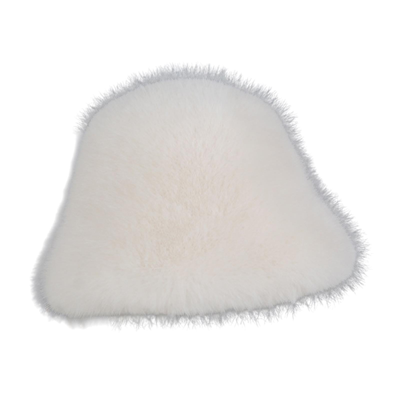 Women Fisherman Hat Windproof Snow Cap Bucket Hat for Travel Outdoor Walking White-image-19