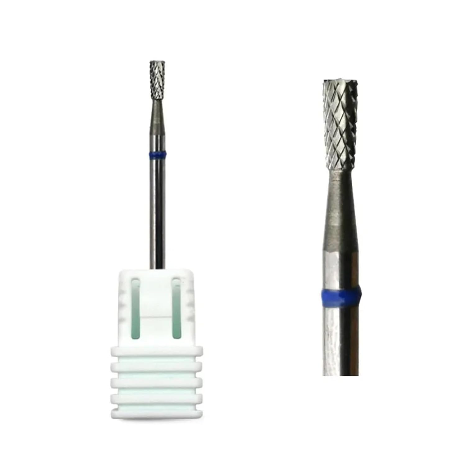 Lnverted Conical Bits R Cut 3/32 Carbide Nail Drill Bit for Manicure Cuticle Clean Nail 1Pcs(M)