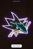 san jose sharks stats tsn  NHL Daily Planner  Soft Cover  110 Pages  6 x 9 Inches  Christmas, Halloween Gifts: San Jose Sharks