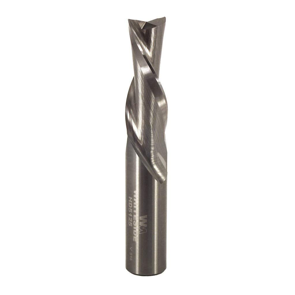 Whiteside HD5125 Hercules Spiral Downcut Straight Router Bit: 1/2 Inch Cutting Diameter, 1/2 Inch Shank, 1-1/4 Inch Cutting Length