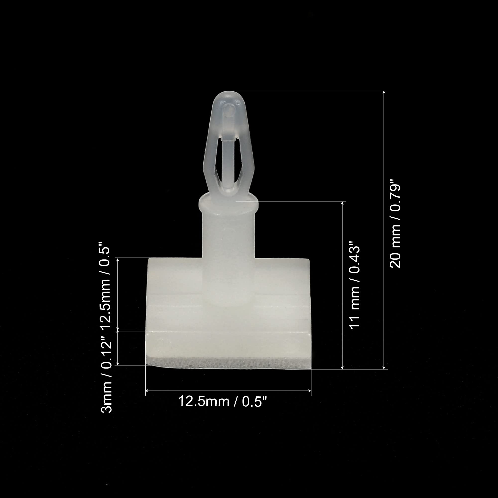 PATIKIL Adhesive Standoff, 30 Pack Reverse Mount Insulation Bracket Isolation Column PCB Spacer 0.43