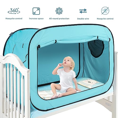 image for porayhut Poray Pop Up Baby Bed Tent Privacy Tent for Toddler Sleeping 