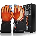 Starines Heated Gloves for Men Women 7.4V 3200mAh Rechargeable Electric Heated Ski Glove Touchscreen Waterproof Hand Warmer for Winter Outdoor Work Skiing Fishing Hunting Raynaud, XL
