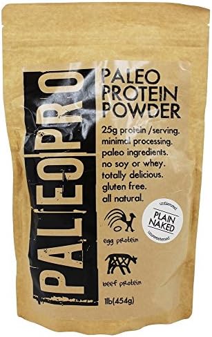 PaleoPro Protein Powder (Plain Naked 1lb.) Grass-Fed, Pastured, Cage-Free Protein | Gluten Free, Dairy Free. No Sugar, Soy, Grains or Net Carbs | Paleo & Keto Friendly (15 Servings)
