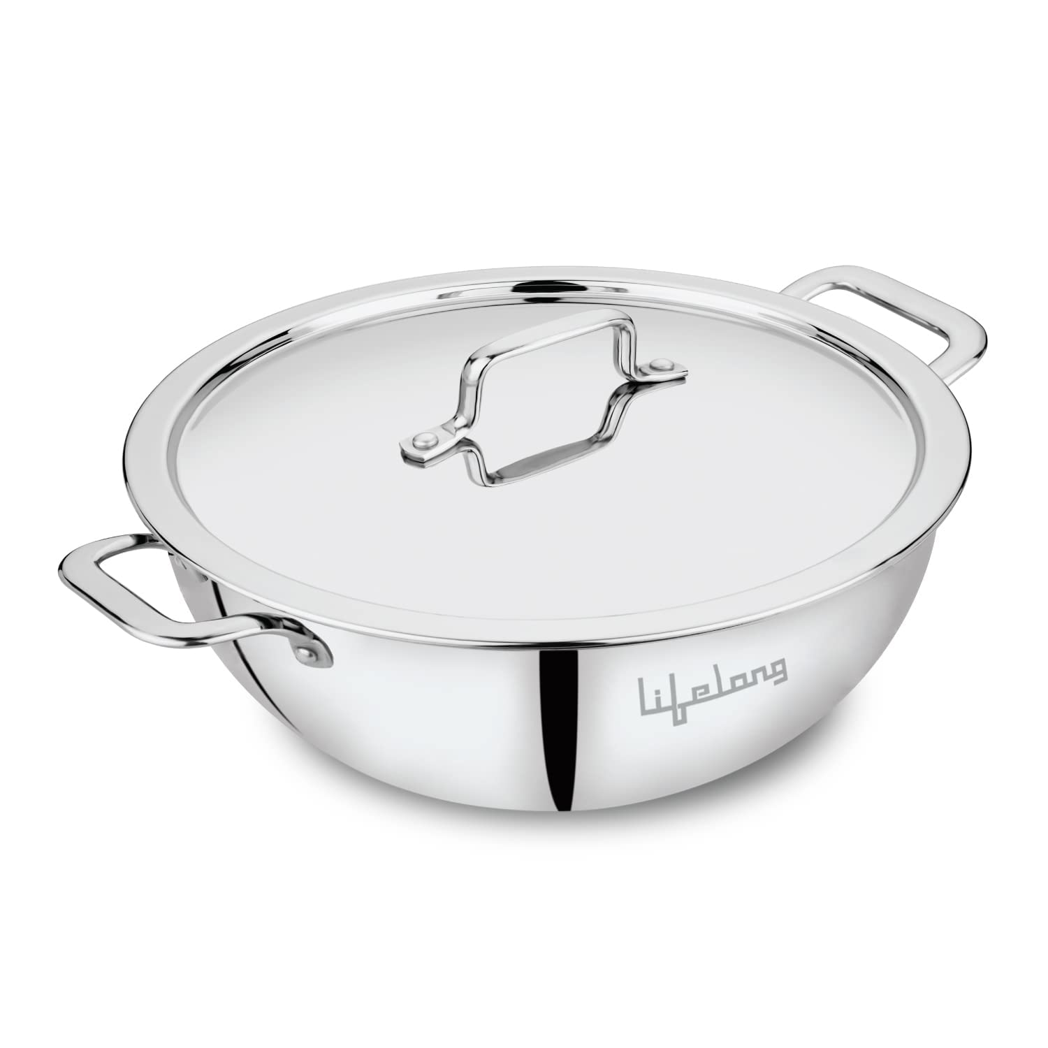 Lifelong Triply Kadai - 26cm, Even Heating -8