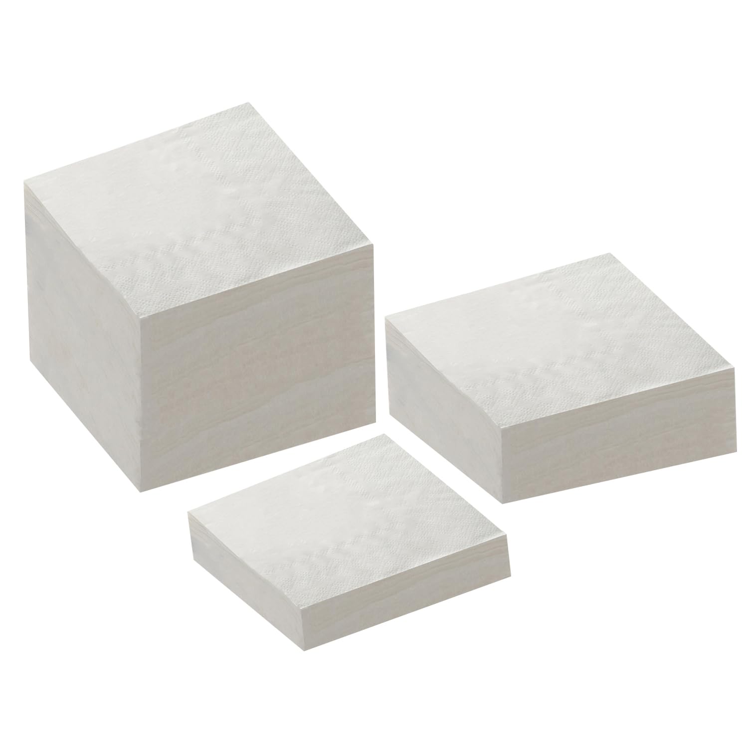 200 Pack Cocktail Napkin 2-Ply Dessert Napkins Folded 5 x 5 Inches Disposable Napkins for Dinner Wedding Birthday Baby Shower Party Bridal Anniversary