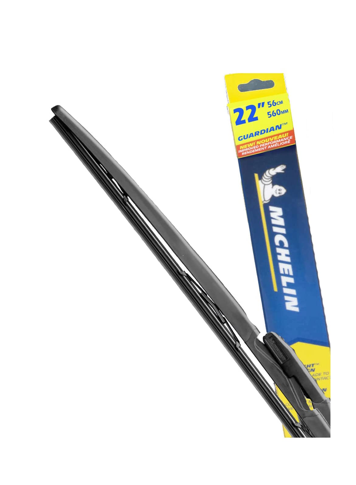 MichelinGuardian Hybrid Wiper Blade, Fit right design, All seasons, 22" (56cm)