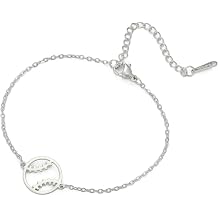 UNIFT Baseball Bracelet for Women Men Stainless Steel Hollow Out Simple Adjustable Braided Baseball Bracelet Sport Jewelry Inspirational Gift