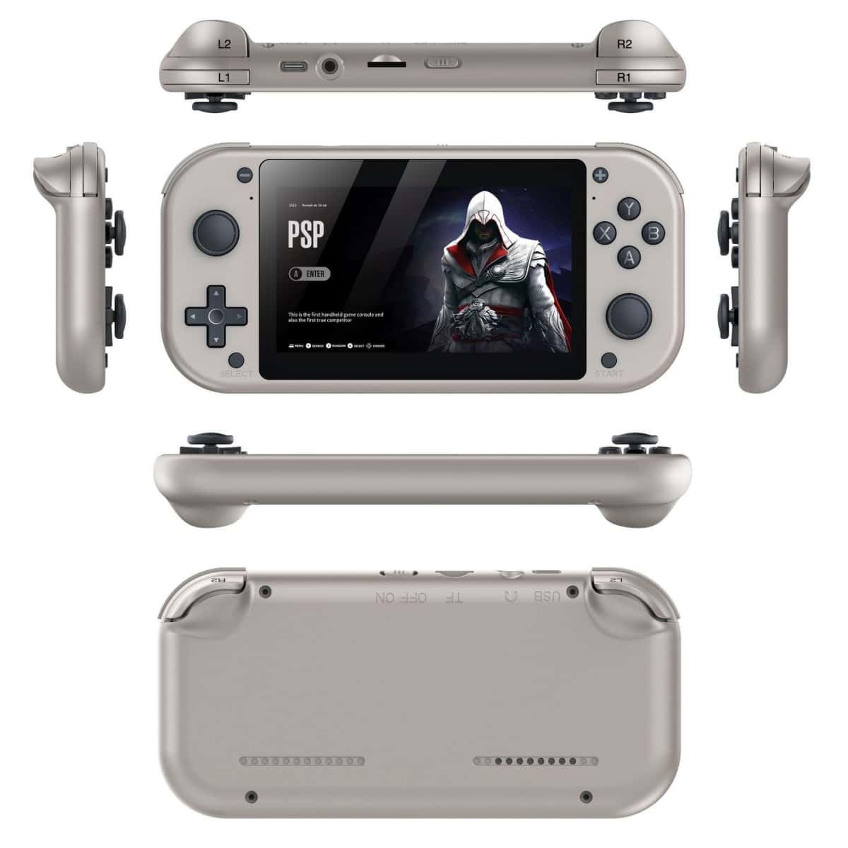 Amazon.co.jp: ryouyaポータブルゲーム機、4.3インチ横長液晶画面