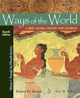 Ways of the World with Sources, Volume 1: A Brief Global History 1319331114 Book Cover