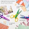 Arteza Kids Decorative Scissors, Set of 12, 5.5 Inches, Craft Scissors with Different Patterns, School Supplies for Teachers and Students #4