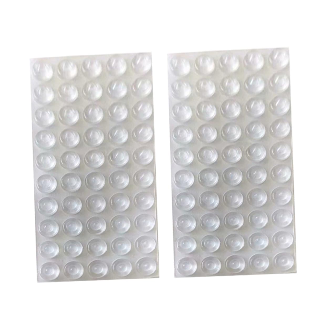 HOMSFOU 100pcs Collision Silicone Pads for Cabinet Soft Close Mute Crash Pad Door Bumper Self-Adhesive Furniture Accessories