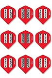 pentathlon film 180 Micron dick Pentathlon x180 Super Dick Standard Dart Flights, Rot, 5 Sets