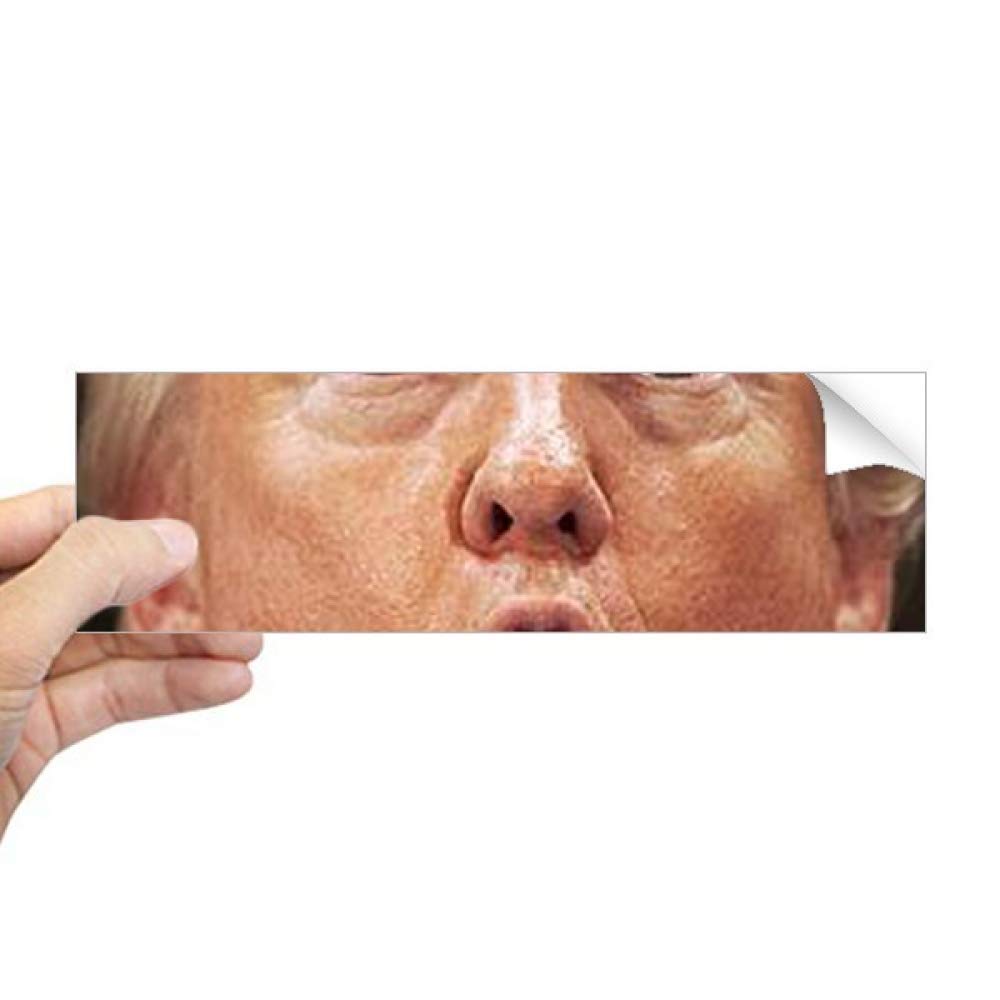 Autocollant rectangulaire pour fenêtre Trump Funny Shit Monday