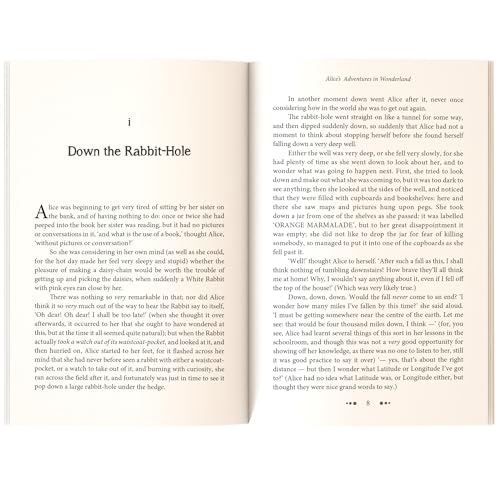 Image of Alice's Adventures in Wonderland | Unabridged (208 Pages) | Fiction Novel for Readers of All Ages by Lewis Carroll (Classic Novels)