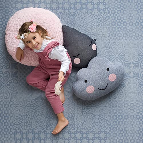 Tappeto Gioco Grigio per Bambini di Design