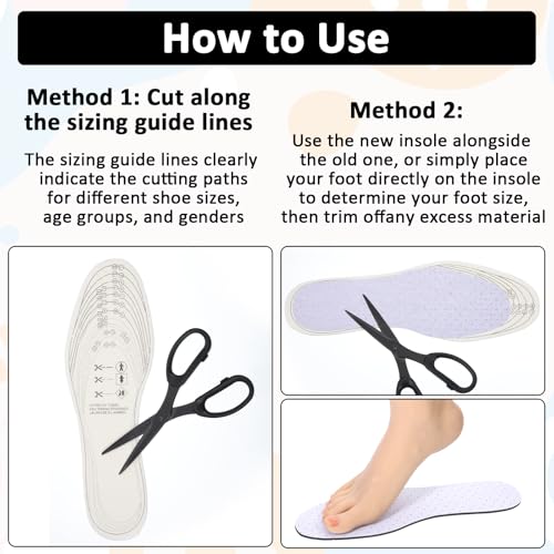 6 pares de plantillas finas unisex confort diario miniatura 3