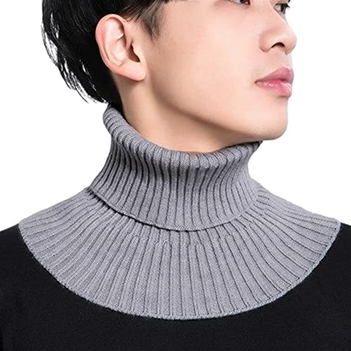 Women's Knitted Winter Detachable Neck Warmer - Elastic High Collar Off Shoulder Clothing Supplies - Fake Collar-Scarf