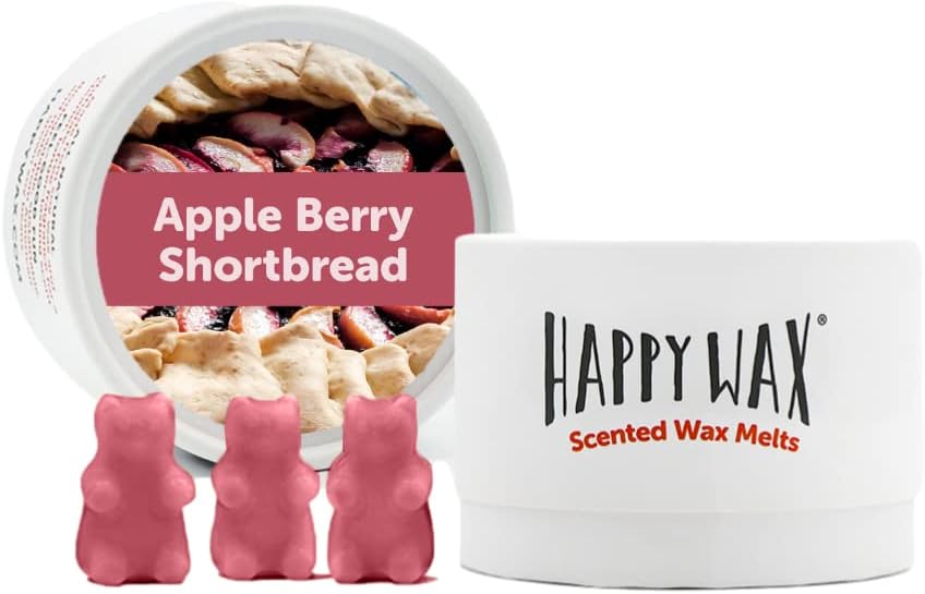 Happy Wax Apple Berry Shortbread Scented Bear Wax Melts