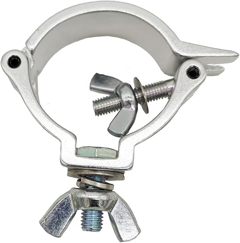 Miniatura 5 de Abrazadera de iluminación de 2.28-2.36 pulgadas, abrazaderas O de braguero de 220 libras de aleación de aluminio para DJ, montaje de gancho para luz