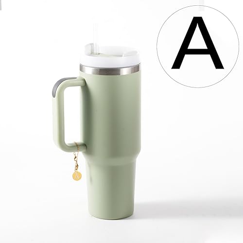 Miniatura 5 de MOTAIN Accesorios de dije de letra para taza Stanley, dije de letra hueca con nombre de identificación y asa, dije personalizado para taza de agua