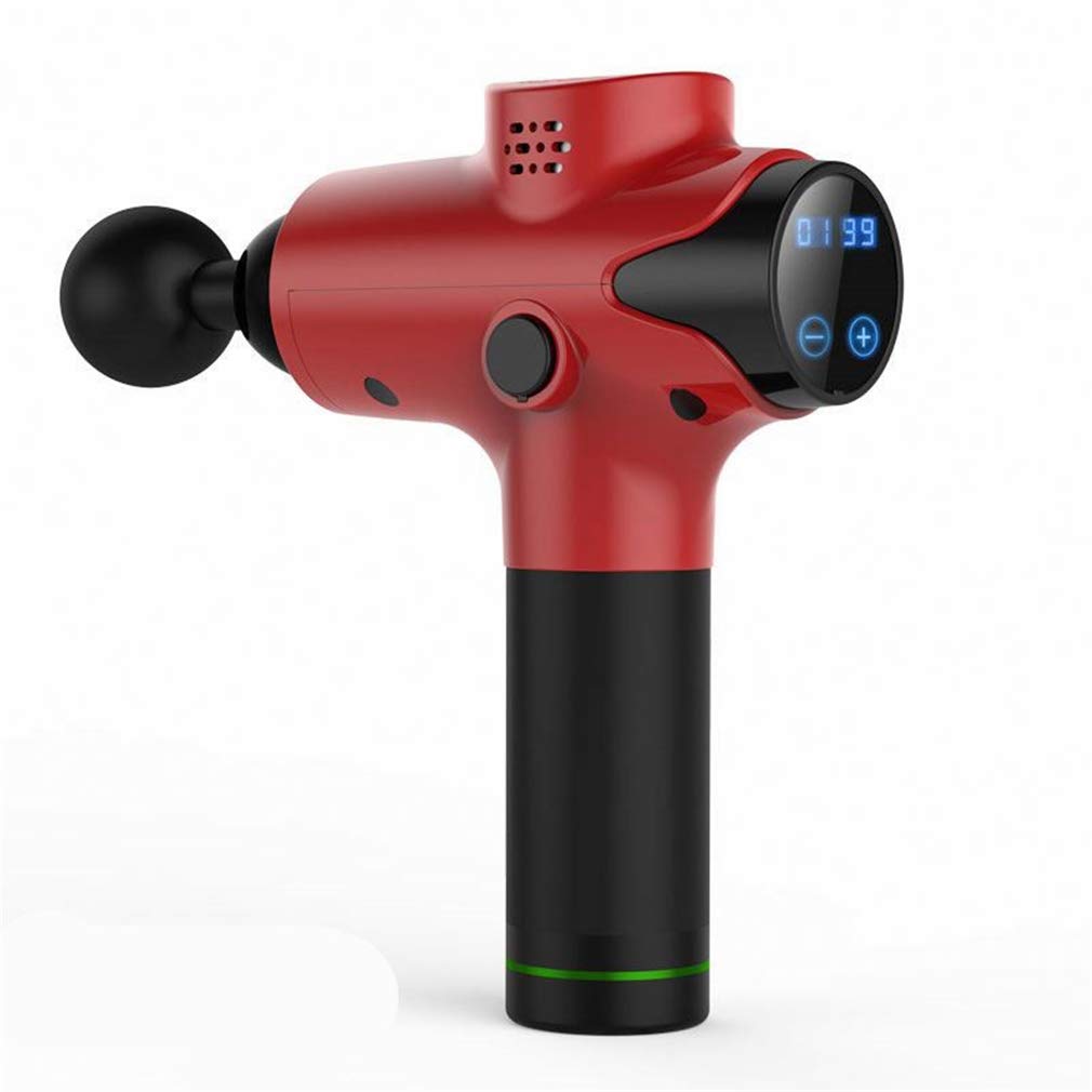 Muscle Massage Gun Handheld Deep Tissue Massager,Portable Handheld And Ergonomic,for Muscle Ache, Pain, Tension for Athletes, Execise,Red