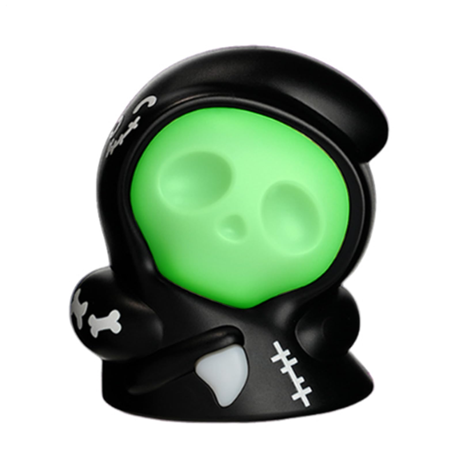 Genérico Luz Fantasma | Lámpara LED Fantasma Halloween con 3 Colores - Luz Interactiva con Retroceso para Escritorio Noche Mesa Interior Hogar Niños