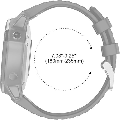 Miniatura 49 de NotoCity Compatible con Fenix 6X Watch Band para Fenix 6X Pro/Fenix 5X/Fenix 5X Plus/Fenix 7X/Fenix 3/HR/Tactix/Descent MK1/D2 Delta PX/D2 Charlie