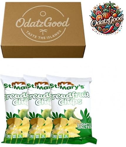 St. Mary’s BreadFruit Chips 1.7oz (50g) 3-Pack – Curated & Packaged by ODatzGood