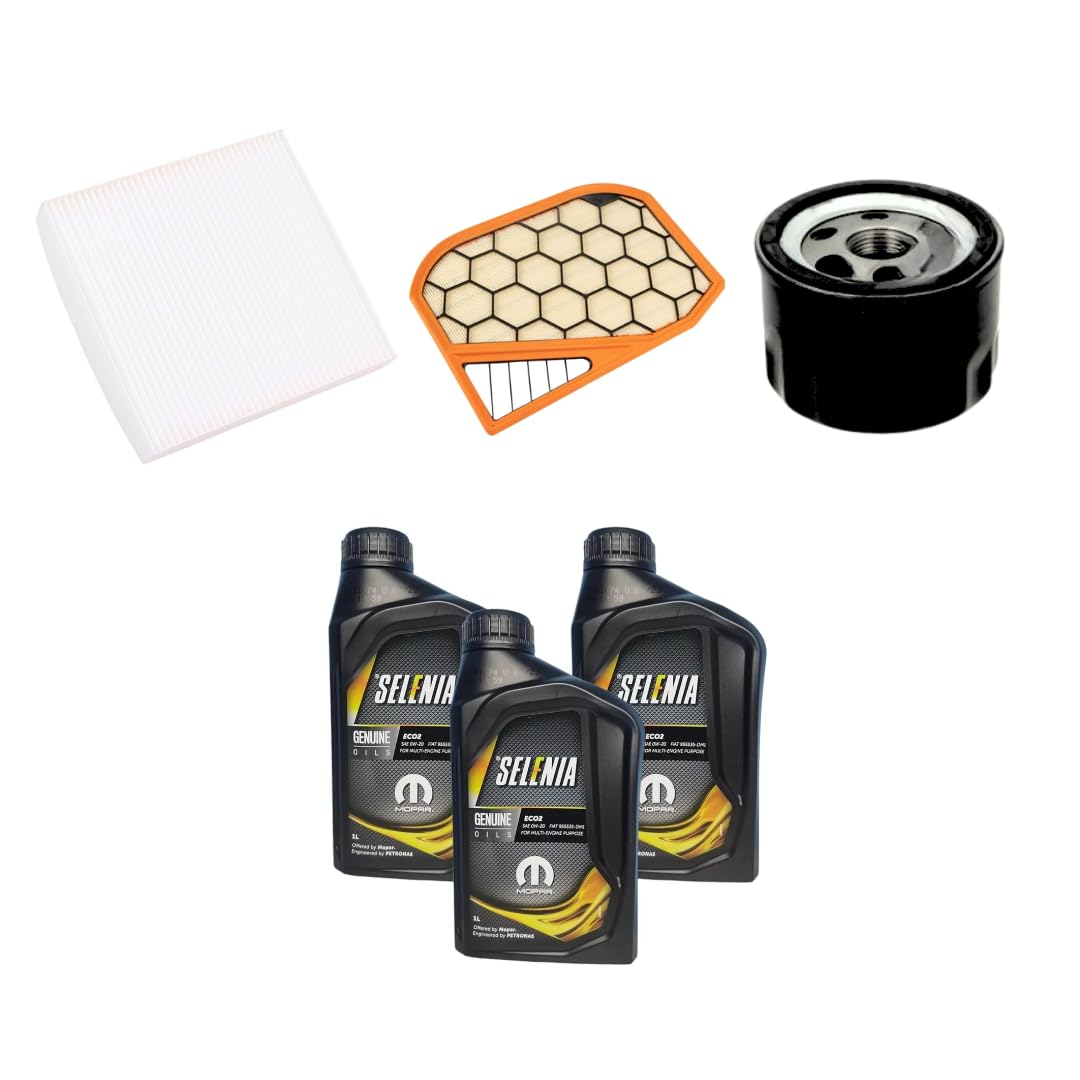 KIT TAGLIANDO COMPATIBILE CON FIAT PANDA LANCIA YPSILON 1.0 MILD HYBRID IBRIDA 3L SELENIA ECO2