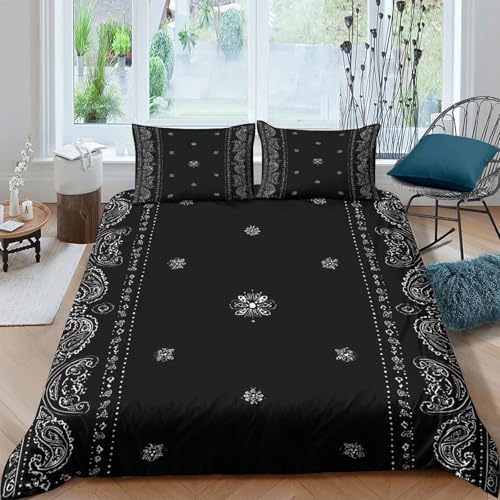 Housse de couette 3D hypoallergénique microfibre douce fermeture éclair résistante - 4
